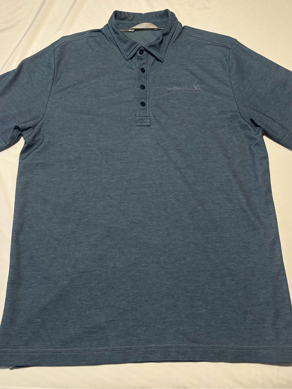 Travis Mathew Men's Heather Blue Polo